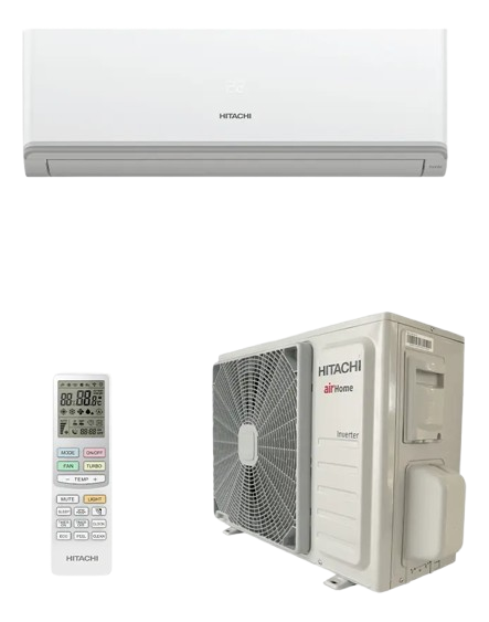 Ar-Condicionado Hitachi AirHome 12000 BTUs Inverter Quente e Frio