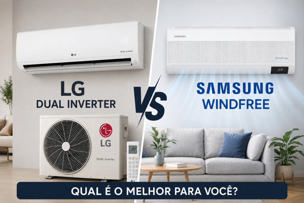 LG Dual Inverter ou Samsung WindFree